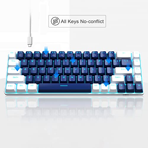 Clavier de jeu portable 60 % mécanique