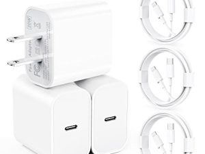 Lot de 3 chargeurs rapides pour iPhone
