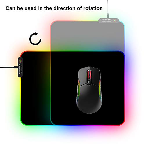 Tapis de souris de jeu RVB avec-3