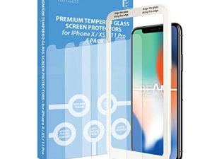 [Lot de 4] Protecteur d'écran pour iPhone