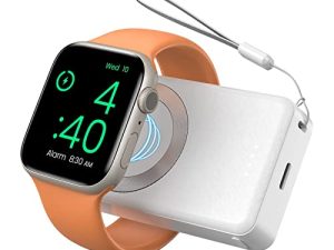 LVFAN 4000mAh Chargeur Portable pour Apple Watch