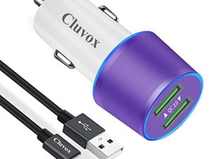 Chargeur de voiture rapide USB C