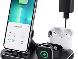 Station de charge portable 3 en 1