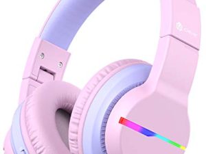 iClever BTH12 Casque pour enfants avec lumières