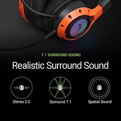 WIZMAX PC Gaming Headset MH2 - Casque-4