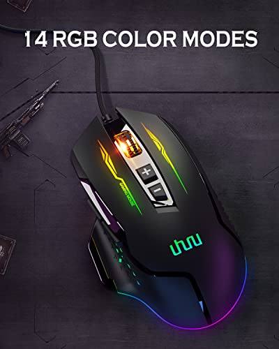 Souris de jeu filaire