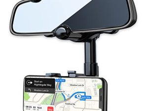 PKYAA Support de téléphone pour rétroviseur de