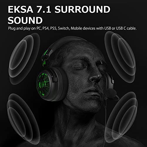 EKSA StarEngine PC Gaming Headset - Casque-3