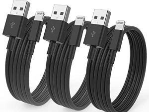 Lot de 3 [Certifié Apple MFi] Chargeur