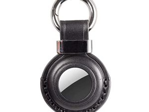 KEEPXYZ Porte-étiquette Airtag en cuir véritable adapté