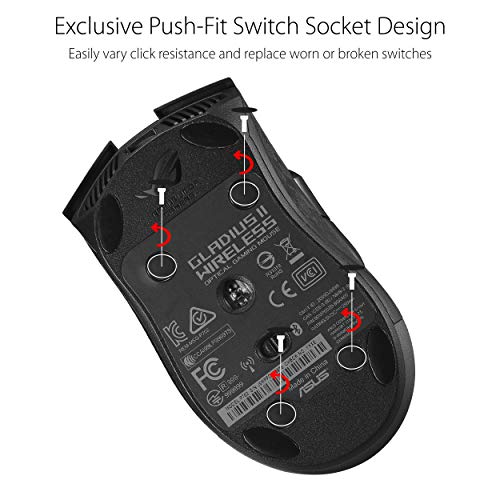 Souris de jeu optique sans fil ASUS-5