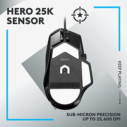 Souris gaming filaire Logitech G502 X --4