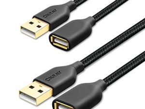 OKRAY Lot de 2 câbles d'extension USB