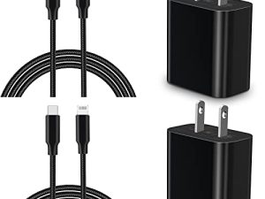 [Certifié Apple MFi] Chargeur rapide pour iPhone