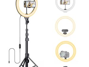 Fugetek 12" Selfie Ring Light avec trépied
