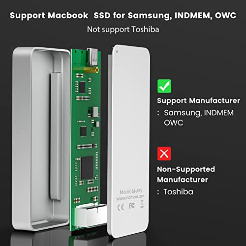 Boîtier USB C 3.2 pour MacBook SSD-3