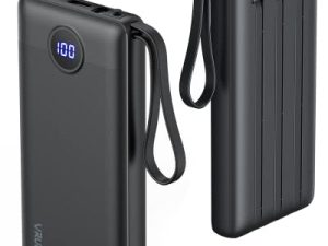 Chargeur portable avec câbles intégrés