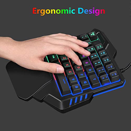 Clavier et souris de jeu RVB à-5