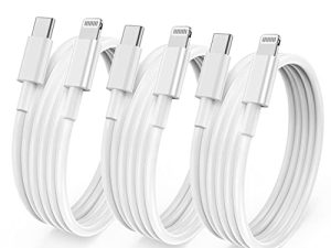 Lot de 3 câbles de charge rapide
