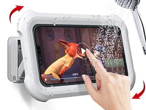 Support de téléphone de douche rotatif à