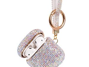 Étui en diamant scintillant pour AirPods avec