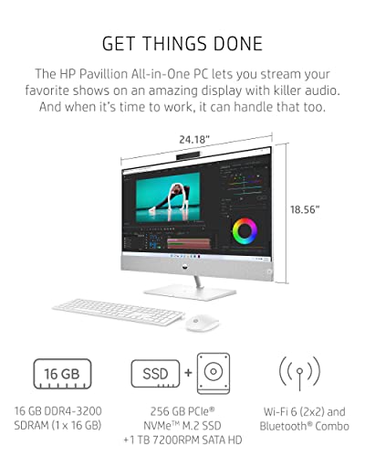 Ordinateur de bureau tout-en-un HP Pavilion 27-3