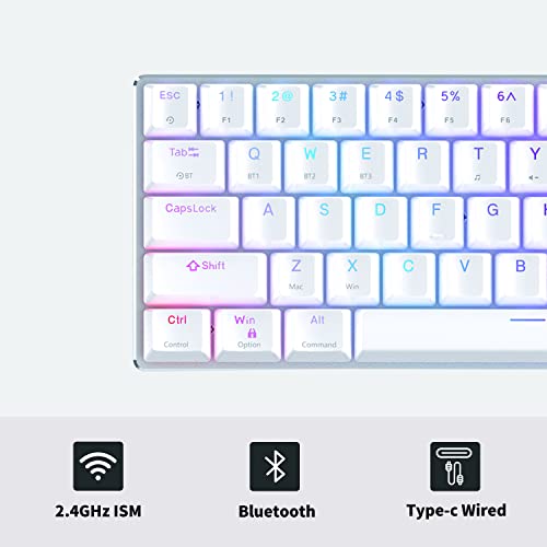Clavier de jeu mécanique Bluetooth filaire/sans fil-3