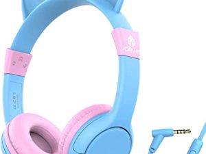 iClever HS01 Casque pour enfants avec microphone