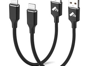 Lot de 2 câbles Lightning courts 0