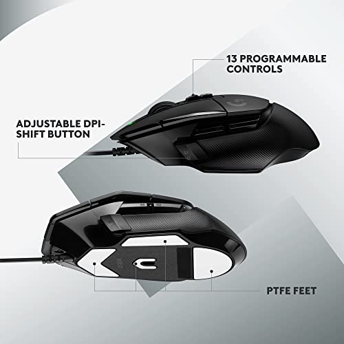 Souris gaming filaire Logitech G502 X --5