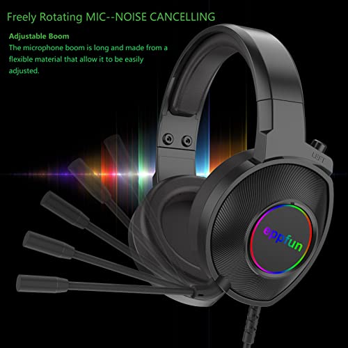 eppfun Casque de jeu USB