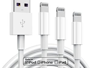 Lot de 3 câbles de chargeur iPhone