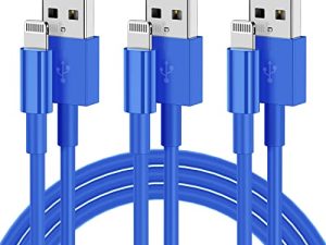 Lot de 3 [Certifié Apple MFi] Câble
