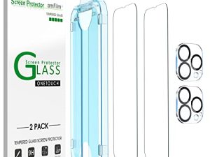 amFilm OneTouch Compatible avec iPhone 13 Pro