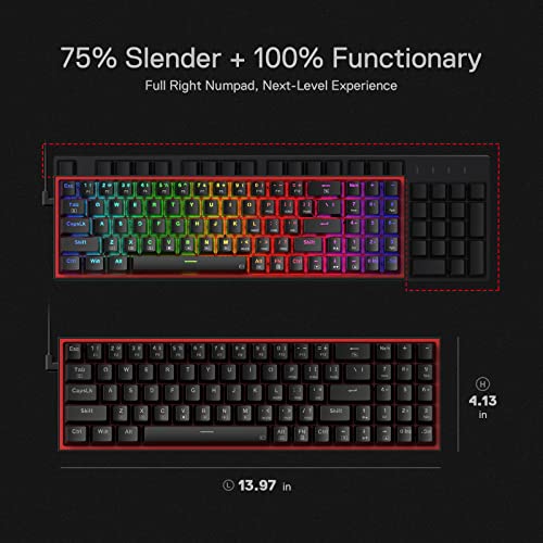 Redragon K628 Pollux Clavier de jeu RVB-3