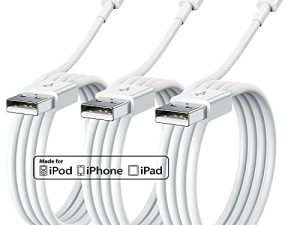 Lot de 3 câbles de chargeur Apple