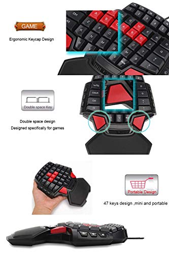 Womnord Clavier de jeu à une main-3