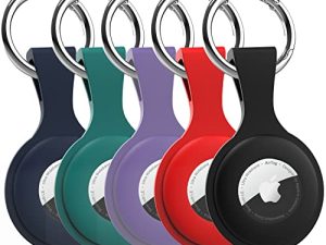 Lot de 4 supports AirTag avec porte-clés