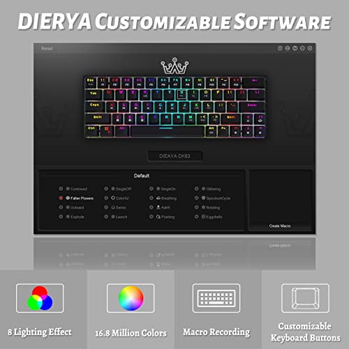 DIERYA DK63N Clavier de jeu mécanique filaire-5
