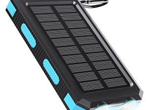 Chargeur portable Solar Power Bank 25000mAh Batterie
