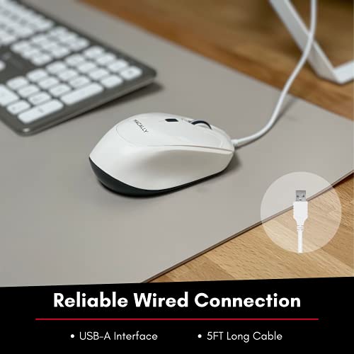 Souris filaire USB Macally pour Mac ou-3