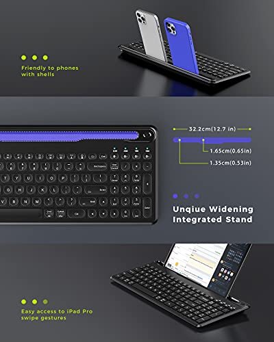 Seenda Clavier rétroéclairé Bluetooth multi-appareils pour tablette
