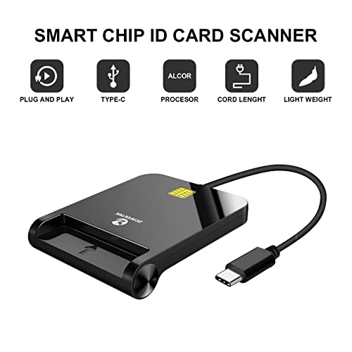 ZOWEETEK CAC Reader USB C