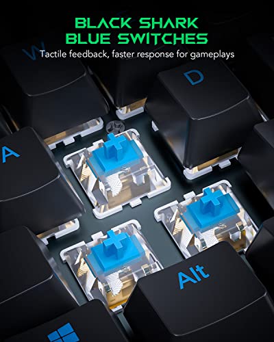 Clavier de jeu mécanique Black Shark RVB-4