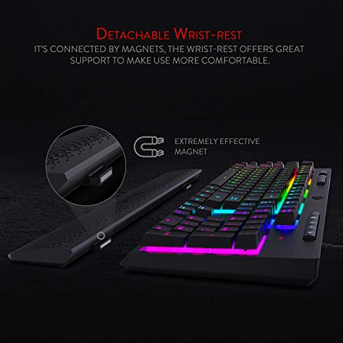 Clavier de jeu à membrane rétroéclairé Redragon-4