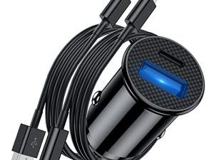 Chargeur de voiture rapide pour iPhone avec