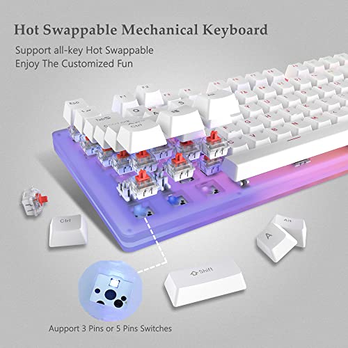 XVX Womier K87 Clavier de jeu mécanique-5