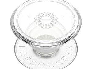 Poignée de téléphone transparente PopSockets