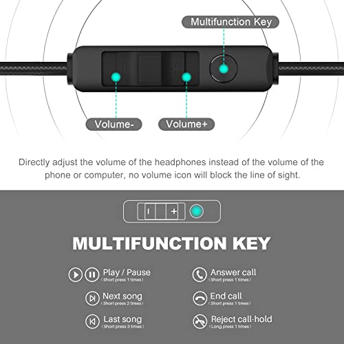 Innens Écouteurs intra-auriculaires filaires avec micro et-3