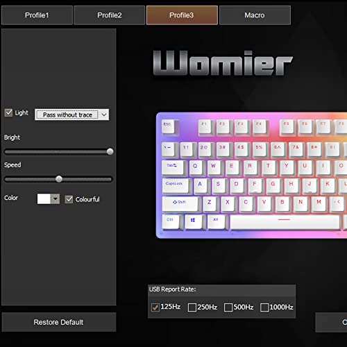 XVX Womier K87 Clavier de jeu mécanique-4